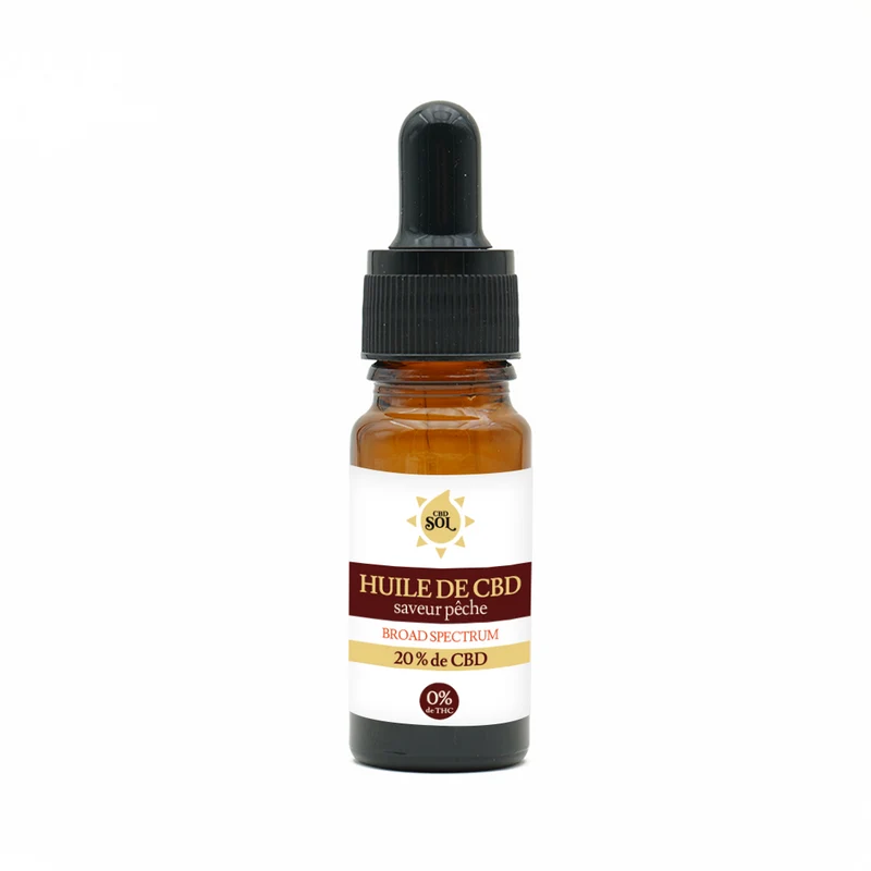 Aceite de CBD 20% - Sabor Melocotón