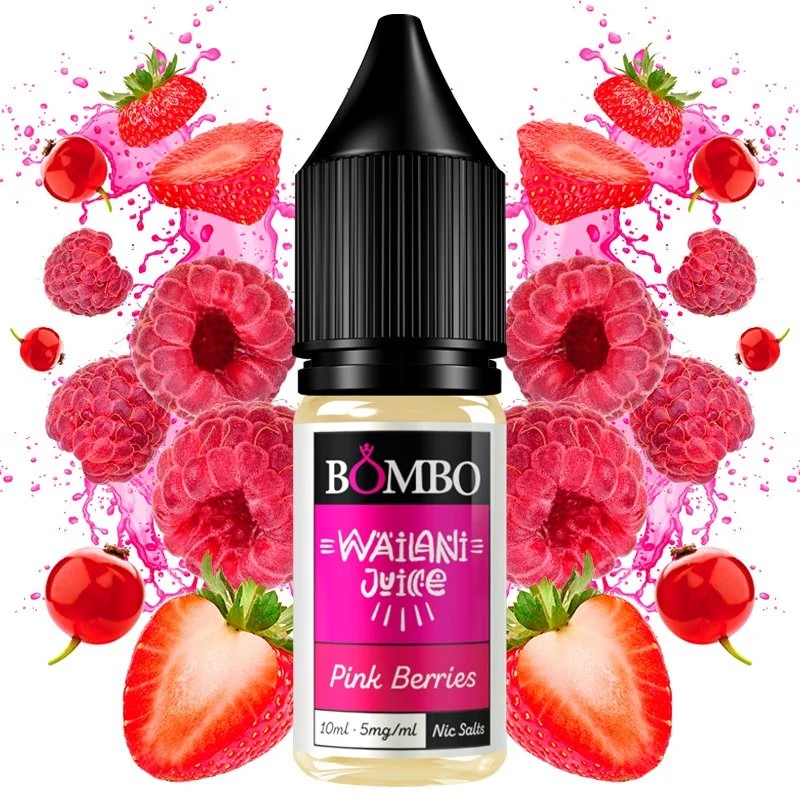 Sales de Nicotina Pink Berries Wailani by Bombo 10ml
