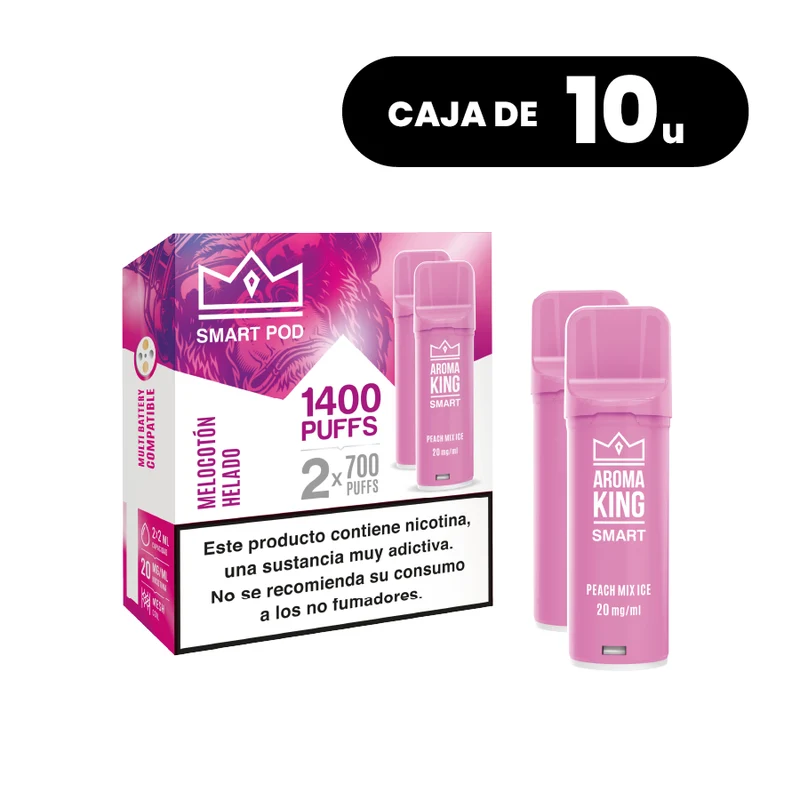 Pack 10 Cajas Aroma King Smart Strawberry Guava