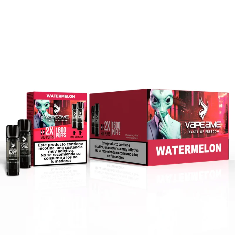 Pack 10 cajas de cápsulas Vapeame Watermelon