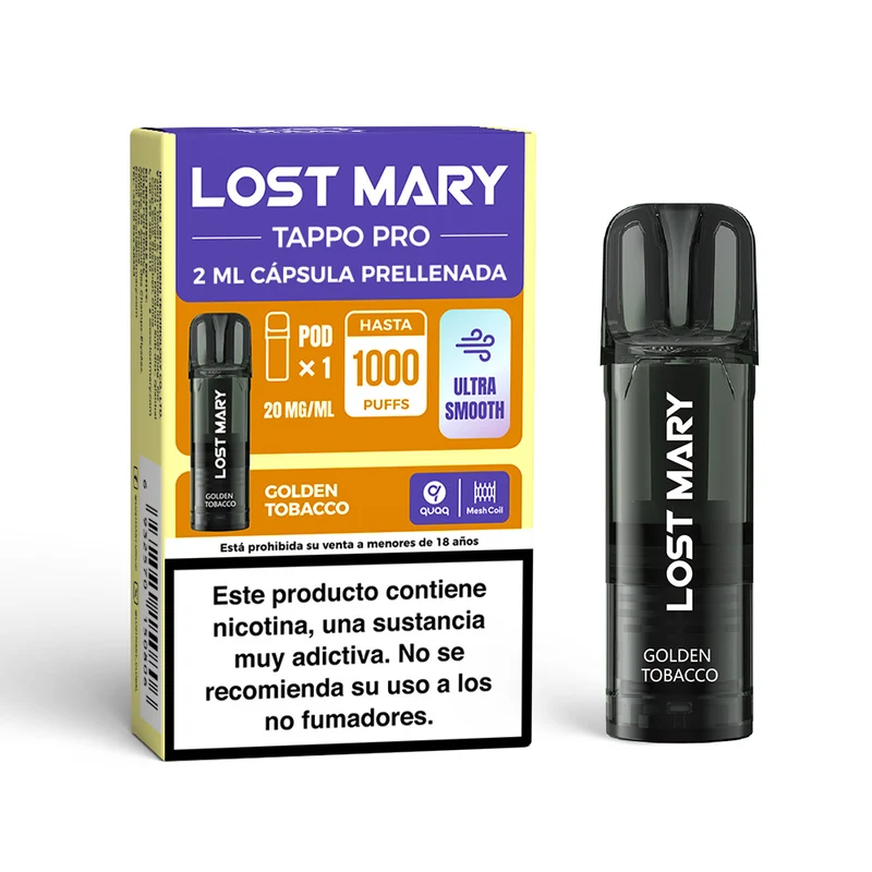 Cartucho Lost Mary Tappo Golden Tabacco