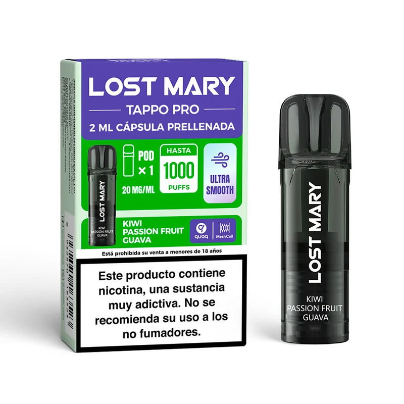 Cartucho Lost Mary Tappo Kiwi Passion Fruit Guava
