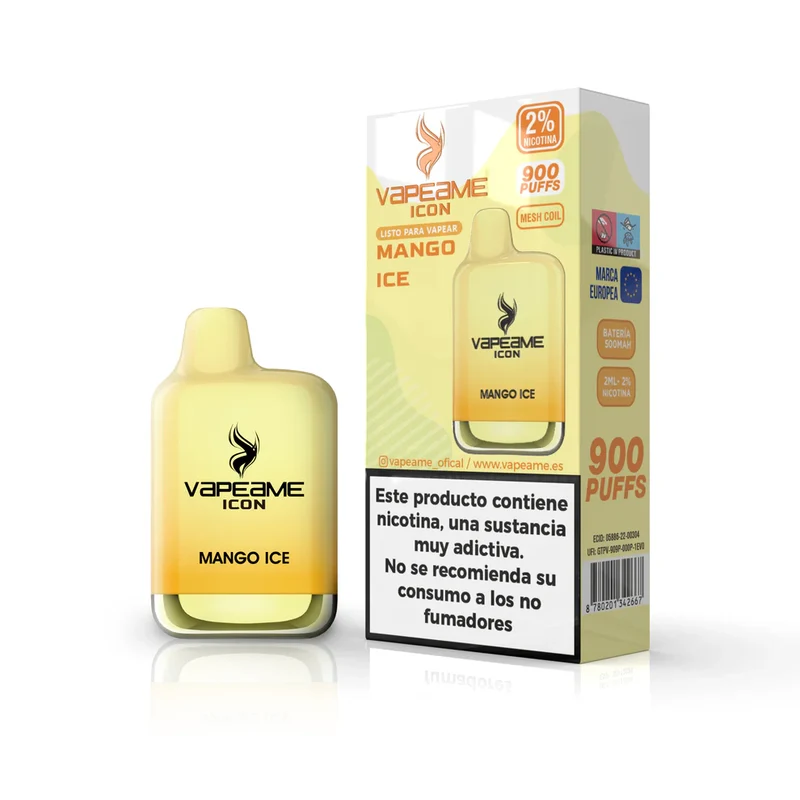 Vaper Desechable Vapeame Icon Mango Ice 20mg