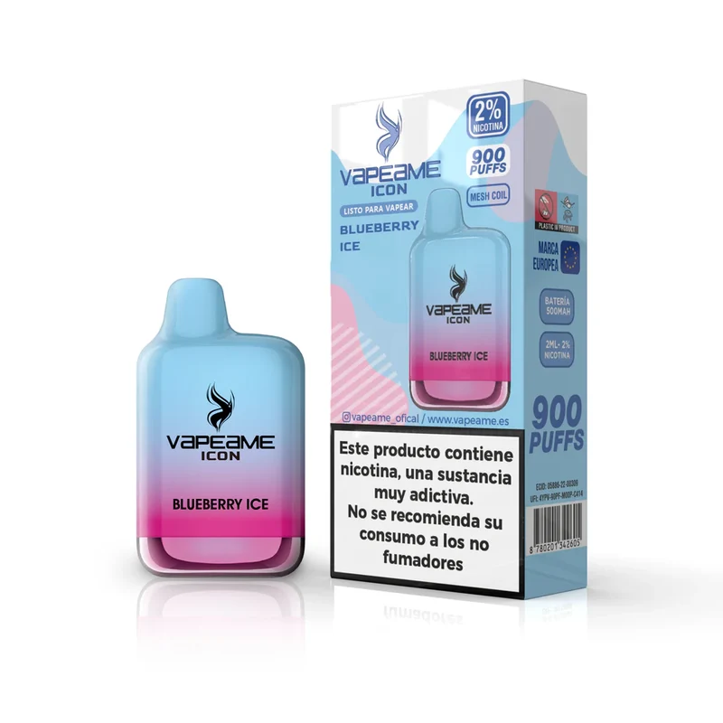 Vaper Desechable Vapeame Icon Blueberry Ice 20mg
