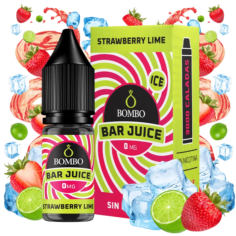 Bombo Bar Juice Strawberry Lime Ice 10ml