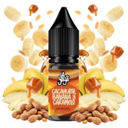 Cacahuete, Banana y Caramelo 10ml (La Yaya Salt)