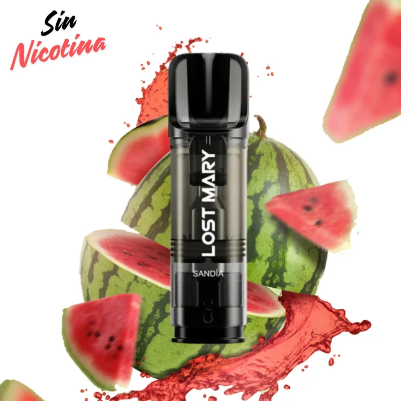 Lost Mary Tappo Air Cápsula Watermelon Sin Nicotina (Pack 2)