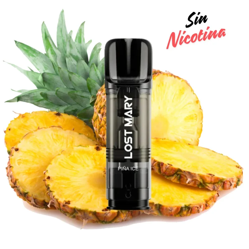Lost Mary Tappo Air Cápsula Pineapple Ice Sin Nicotina (Pack 2)