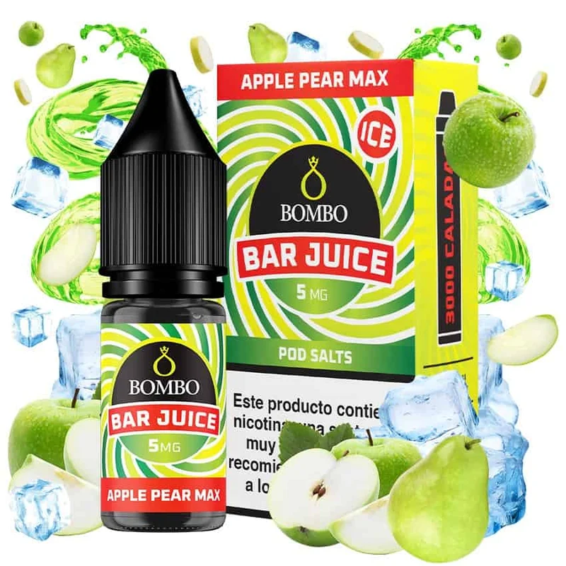 Bombo Bar Juice Salts Apple Pear Max Ice 10ml