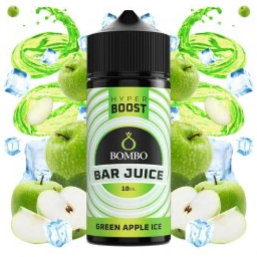 Green Apple Ice 10ml Hyper Boost (Longfill) (Bombo Bar Juice)