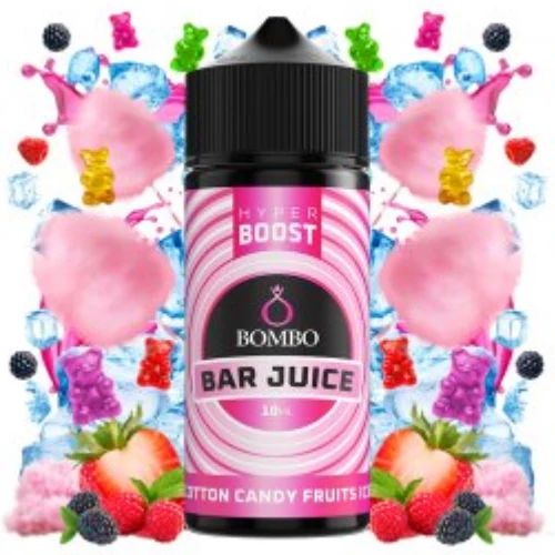 Cotton Candy Fruits Ice 10ml Hyper Boost (Longfill) (Bombo Bar Juice)