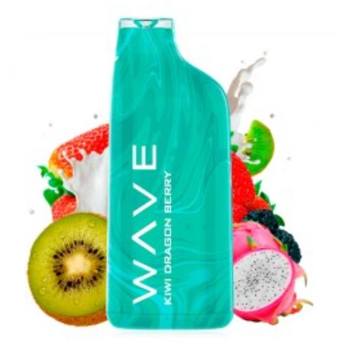 Pod desechable Kiwi Dragon Berry Wave 800 20mg (Bud Vape)