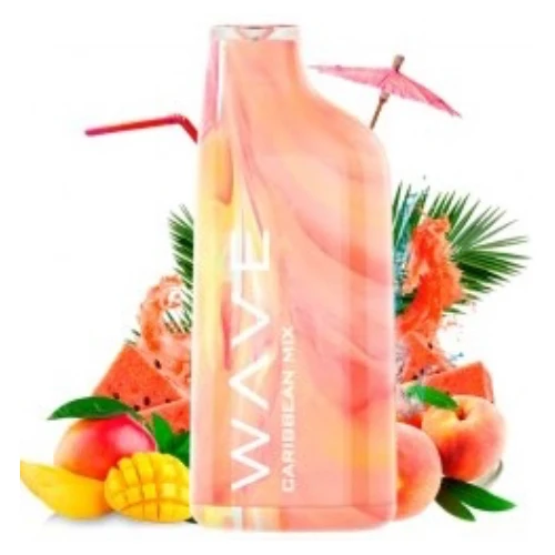 Pod desechable Caribbean Mix Wave 800 20mg (Bud Vape)