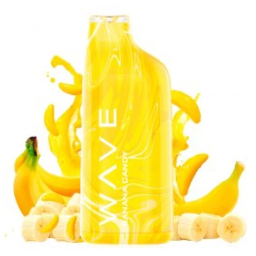 Pod desechable Banana Candy Wave 800 20mg (Bud Vape)