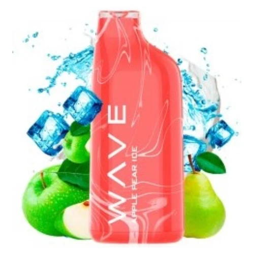 Pod desechable Apple Pear Ice Wave 800 20mg (Bud Vape)