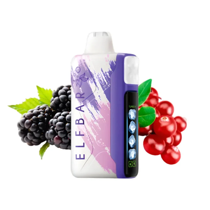 Pod descartable ElfBar Ice King 40000 Puffs Blackberry Cranberry