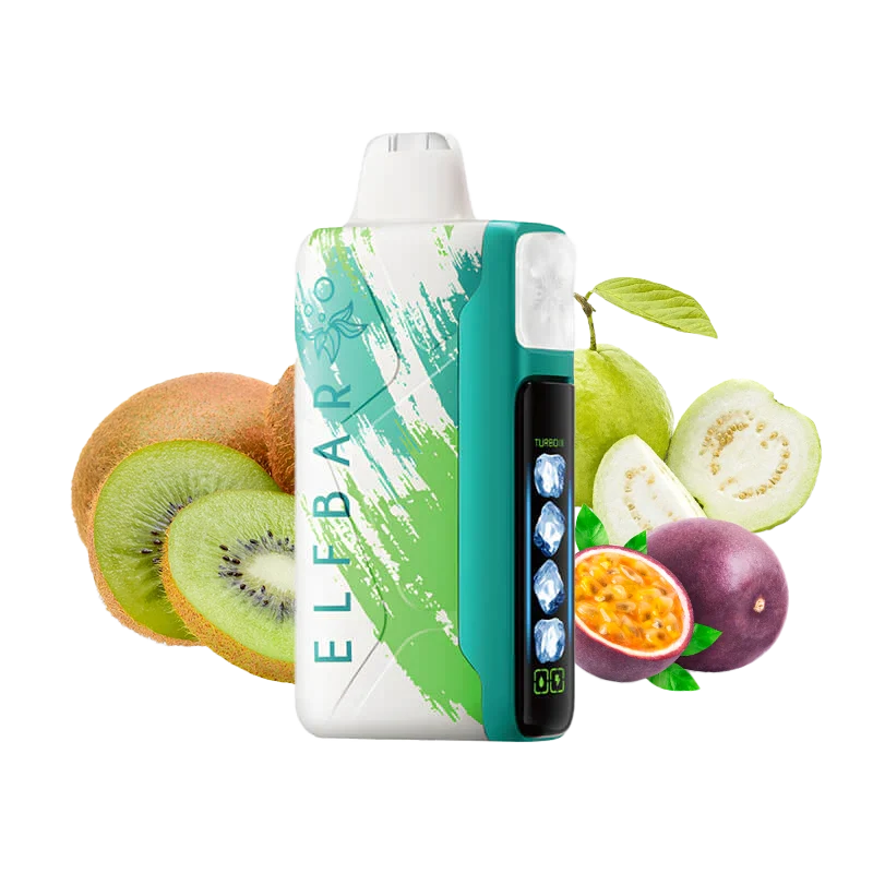 Pod descartable ElfBar Ice King 40000 Puffs Kiwi Passion Fruit Guava