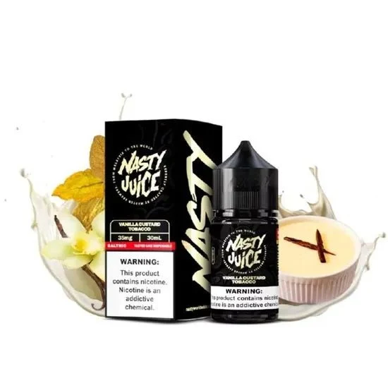 Líquido Nasty Smooth Salt Nic Vainilla Custard Tobacco 30ml