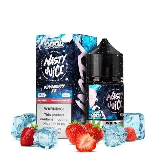 Líquido Nasty Super Cool Salt Nic Strawberry Ice 30ml