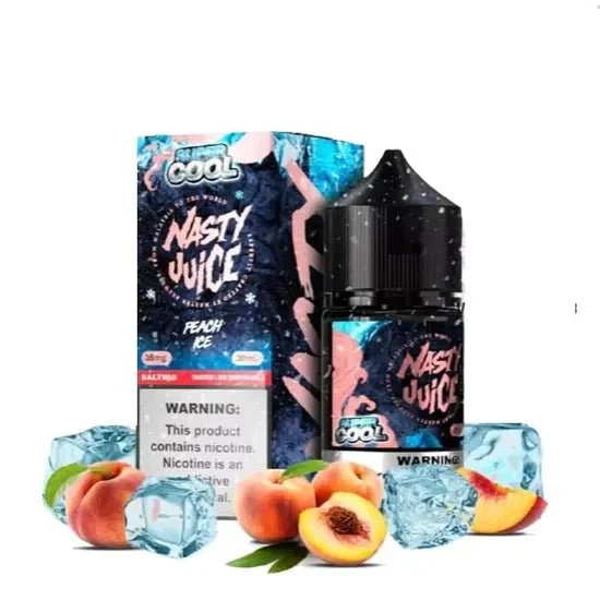 Líquido Nasty Super Cool Salt Nic Peach Ice 30ml