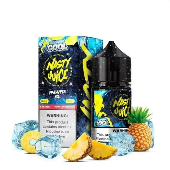 Líquido Nasty Super Cool Salt Nic Pineapple Ice 30ml