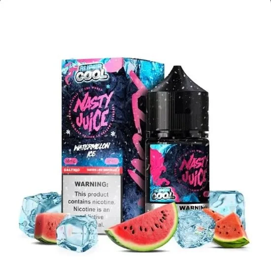 Líquido Nasty Super Cool Salt Nic Watermelon Ice 30ml