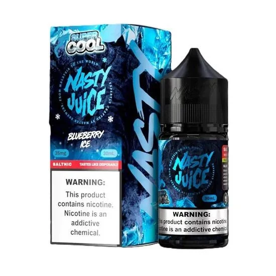Líquido Nasty Super Cool Salt Nic Blueberry Ice 30ml