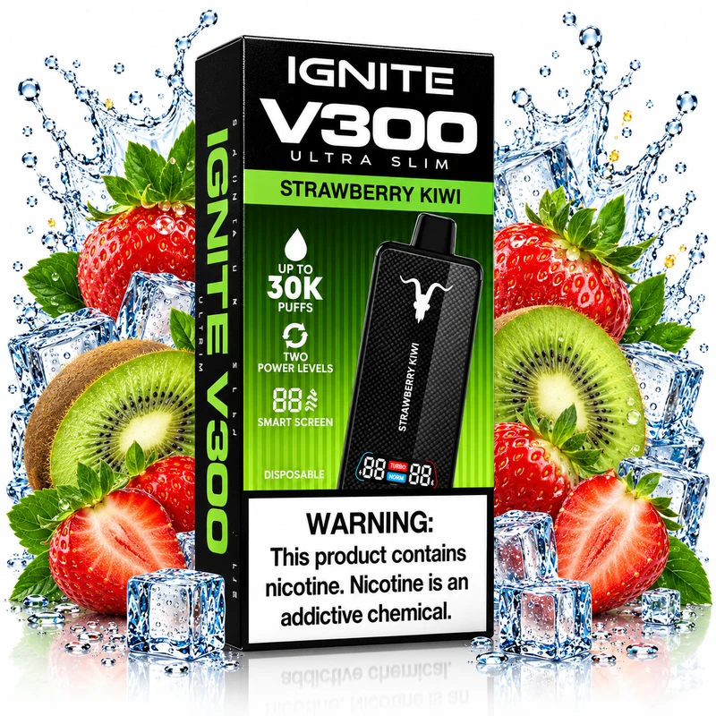 Pod descartable Ignite V300 Ultra Slim Strawberry Kiwi 30K