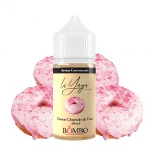 Donut glaseado de fresa 30ml (Aroma) (Bombo)