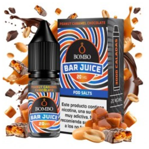 Peanut Chocolate Caramel 10ml (Sales de nicotina) (Bar Juice by Bombo)