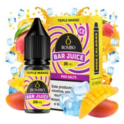 Triple Mango Ice 10ml (Sales de nicotina) (Bar Juice by Bombo)