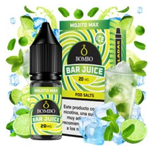 Mojito Max Ice 10ml (Sales de nicotina) (Bar Juice by Bombo)