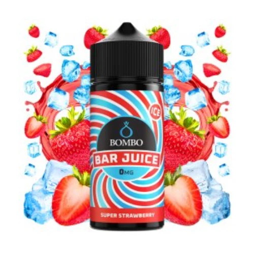 Super Strawberry Ice 100ml (Bar Juice by Bombo)