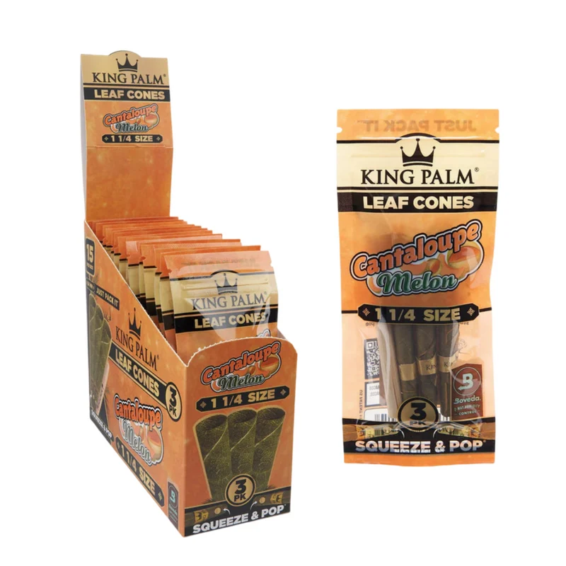 Conos King Palm 1 1/4 X3 unidades - Cantaloupe
