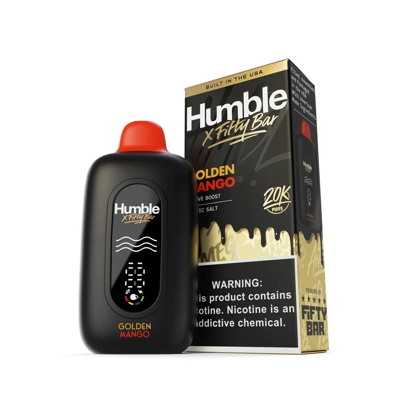 Pod descartable Fifty Bar x Humble Golden Mango 20000 puffs (origen USA)
