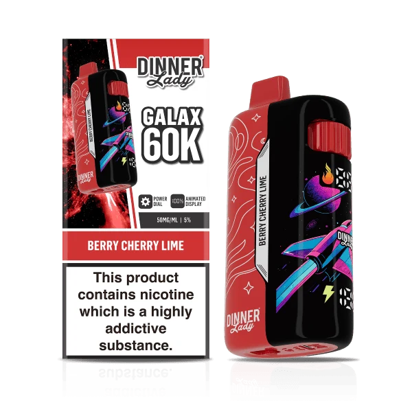 Pod descartable Dinner Lady Galax 60K Berry Cherry Lime