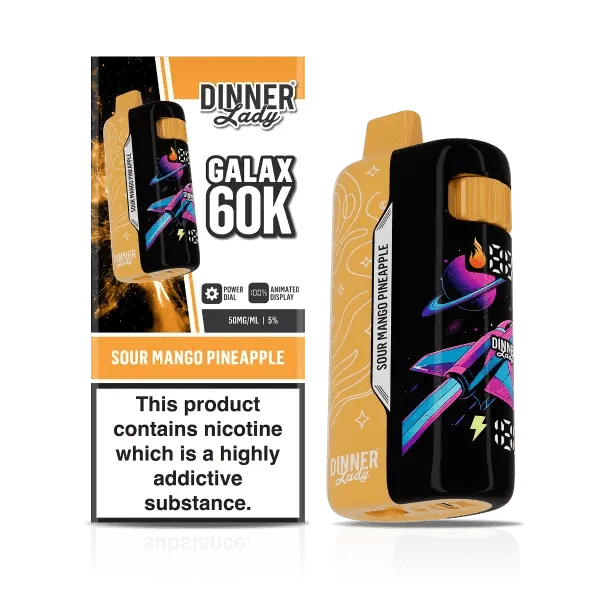 Pod descartable Dinner Lady Galax 60K Sour Mango Pineapple