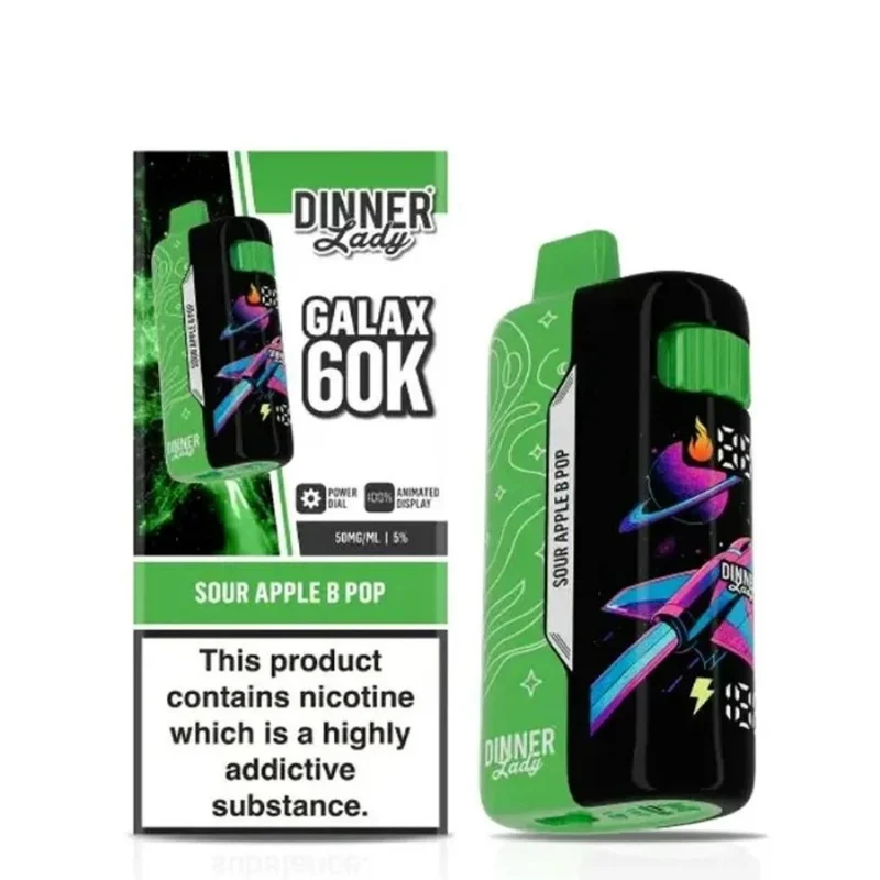 Pod descartable Dinner Lady Galax 60K Sour Apple B-Pop