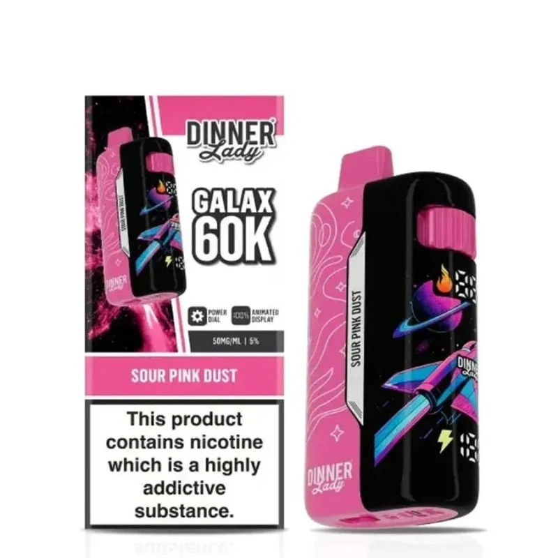 Pod descartable Dinner Lady Galax 60K Sour Pink Dust