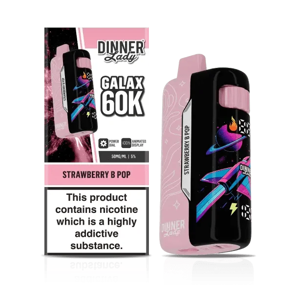Pod descartable Dinner Lady Galax 60K Strawberry B-Pop