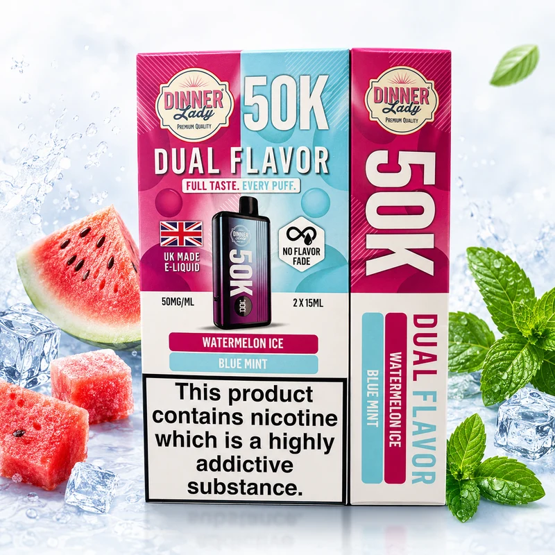 Pod descartable Dinner Lady Watermelon Ice / Blue Mint 50K Dual Flavor