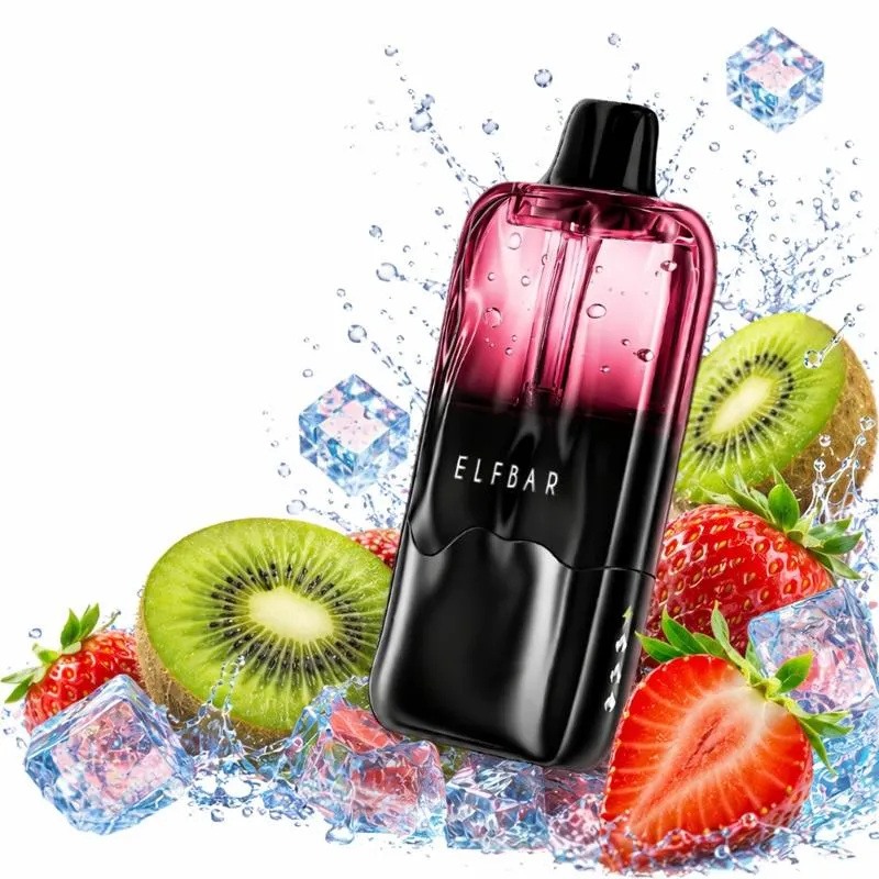 Pod descartable Elfbar Duke Strawberry Kiwi Ice 35K