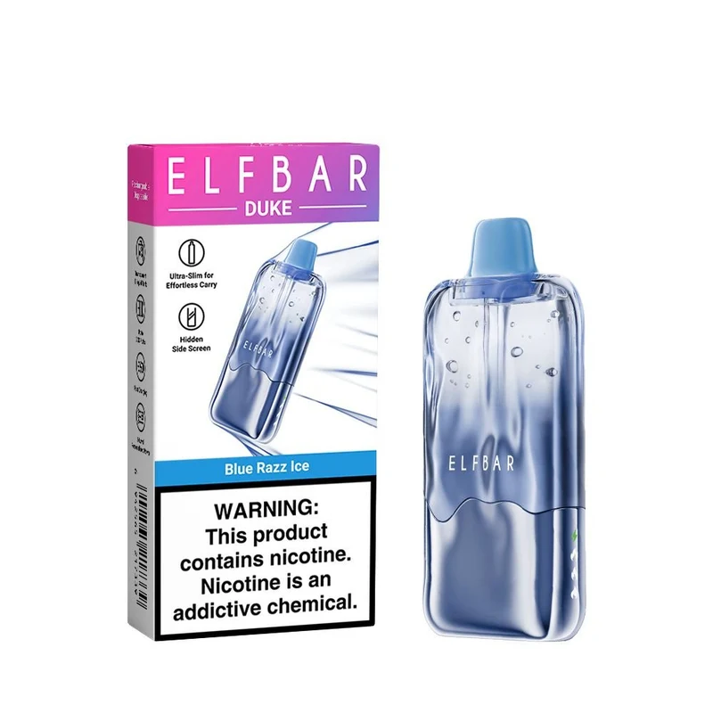 Pod descartable Elfbar Duke Blue Razz Ice 35K
