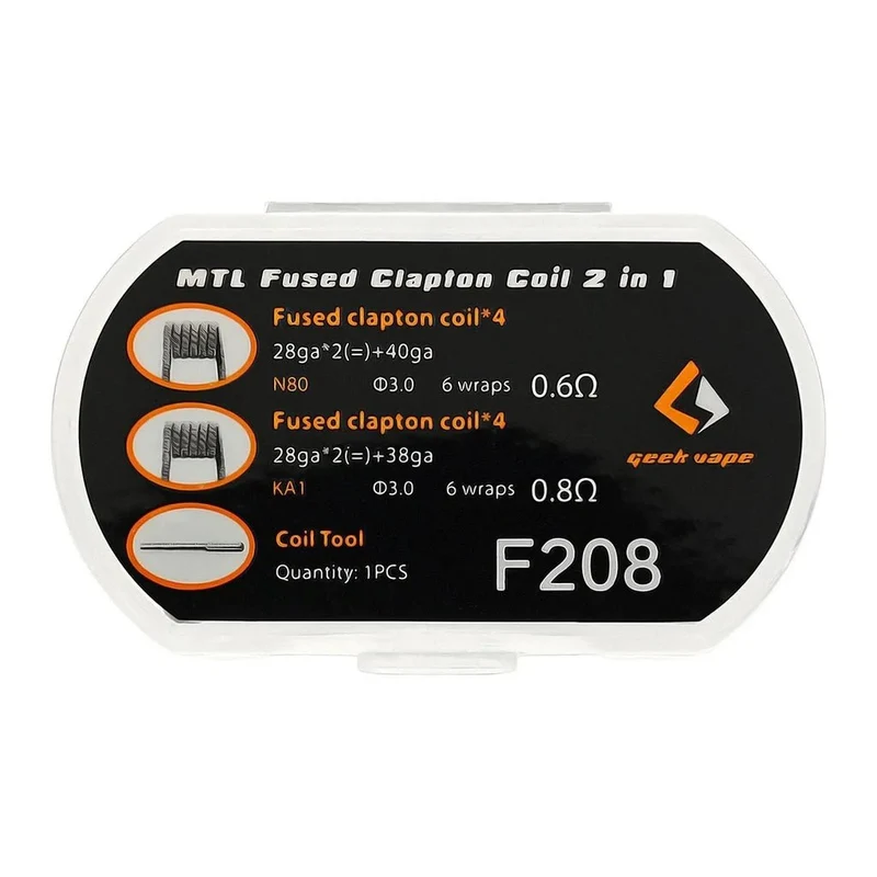 Geekvape F208 MTL Fused Clapton Coil 2 en 1