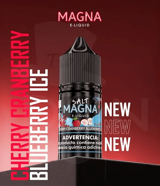 Líquido Magna Salt Nic Cherry Cranberry Blueberry Ice 30ml