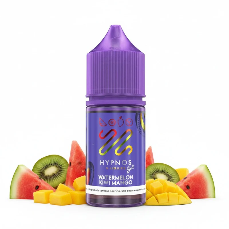 Líquido Hypnos Salt Nic Watermelon Kiwi Mango Ice 30ml