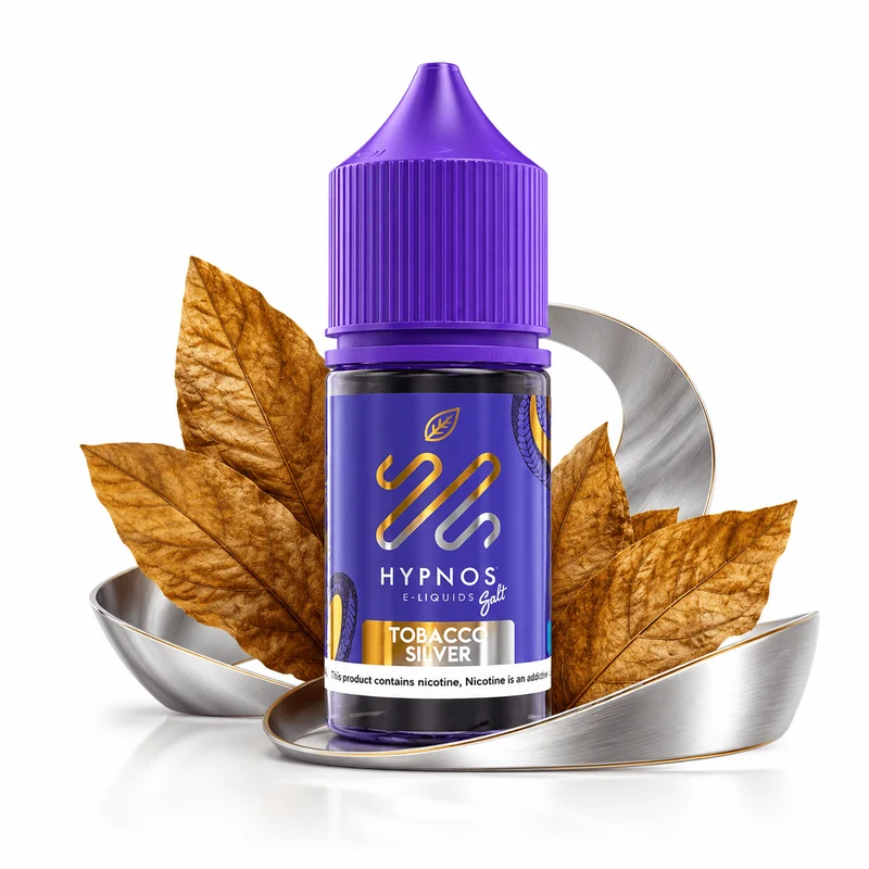 Líquido Hypnos Salt Nic Tobacco Silver 30ml