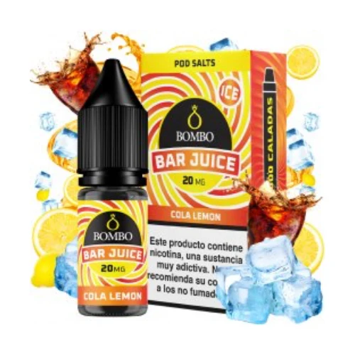 Cola Lemon Ice 10ml (Sales de nicotina) (Bar Juice by Bombo)