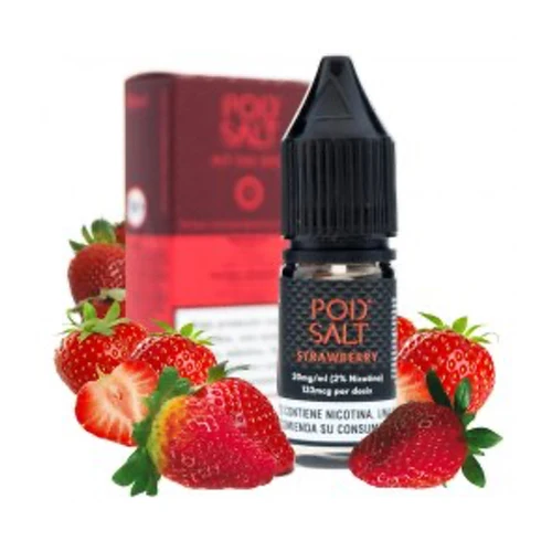 Strawberry 10ml (Sales de nicotina) (Pod Salt Core)