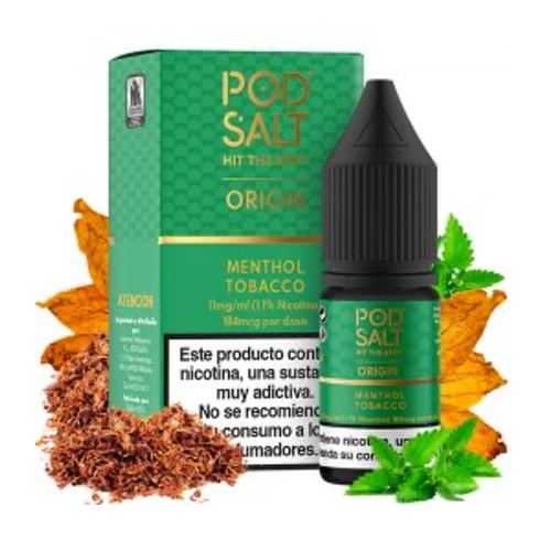 Menthol Tobacco 10ml (Sales de nicotina) (Pod Salt Origin)